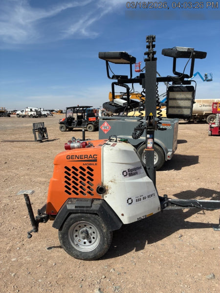 2023 Generac MLT2 Diesel, Flex Switch 120V Input, Powerzone Controller, (4) 320W LED Lights, 4kW Generator, 39.9 Gal Fuel Tank, 2" Ball, T3