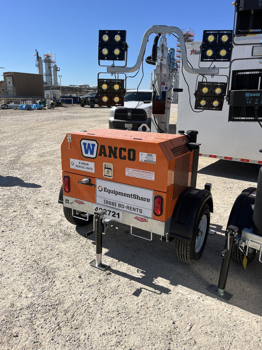 2024 Wanco WLTT-4MM4K Diesel, Deep Sea Controller, Shore Power Plug, Auto Start, (4) 350W LED Floodlights, 4kW Generator, 60 Gal Fuel Tank, 2" Ball, T3