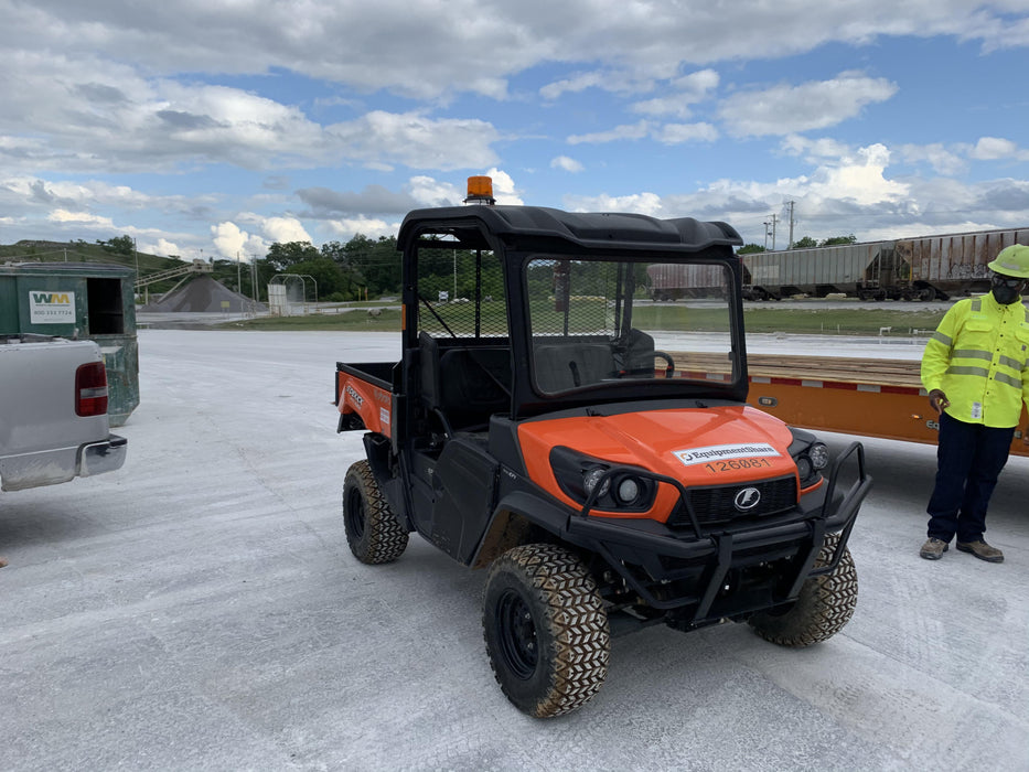 2020 Kubota RTV-XG850WL-H 4wd Utility Cart, 4 Seat,Gas, LED Strobe, Windshield Tempered Glass, Plastic Canopy, Wire Harness Kit, Backup Alarm