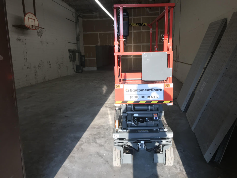 2020 Skyjack SJIII-3219 Solid NM Tires, Half height spring hinged entry gate, Dual Beacons, 800W Inverter