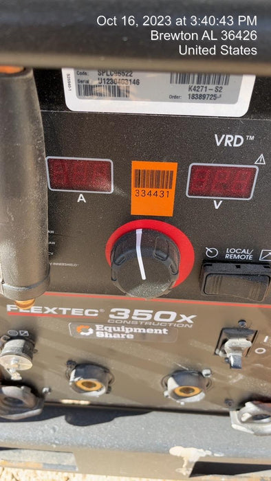 2023 LINCOLN ELECTRIC FLEXTEC 350X