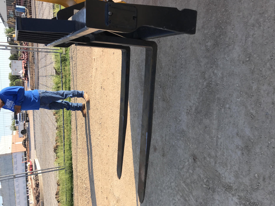 2020 JCB 510-56 Cab/Heat/Air, 74 HP, Solid Tires, STD Worklight, Beacon, Aux Hydraulics, Lifting Eye, Back up Alarm w/66" Carriage/60" Forks