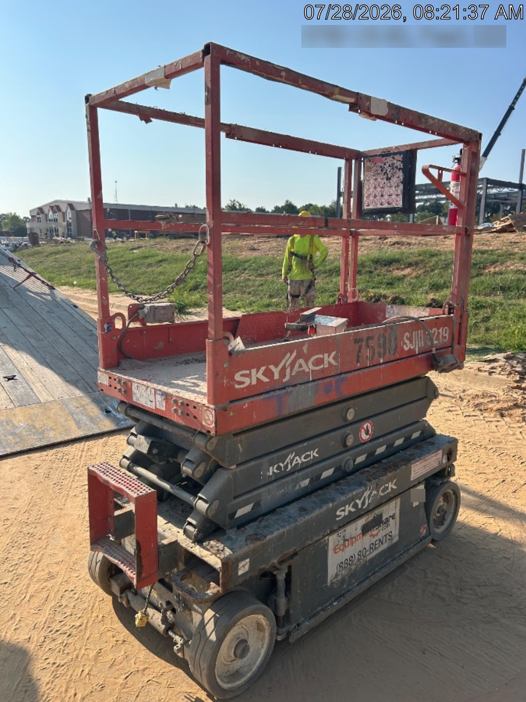 2018 Skyjack SJIII-3219 Skyjack SJIII3219 Scissor Lift w/Trojan Batteries