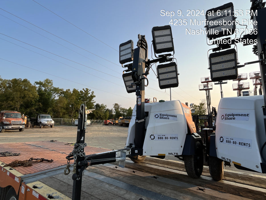 2023 Generac MLT2 Diesel, Flex Switch 120V Input, Powerzone Controller, 
(4) 320W LED Lights, 4kW Generator, 39.9 Gal Fuel Tank, 2" Ball, T3