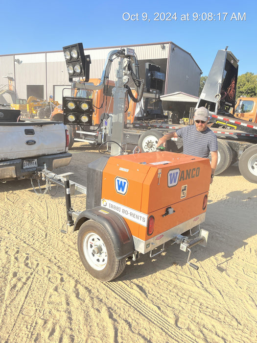 2024 Wanco WLTT-4MM4K Diesel, Deep Sea Controller, Shore Power Plug, Auto Start, (4) 350W LED Floodlights, 4kW Generator, 60 Gal Fuel Tank, 2" Ball, T3