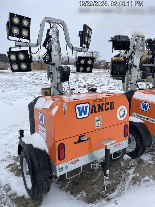 2024 Wanco WLTT-4MM4K Diesel, Deep Sea Controller, Shore Power Plug, Auto Start, (4) 350W LED Floodlights, 4kW Generator, 60 Gal Fuel Tank, 2" Ball, T3