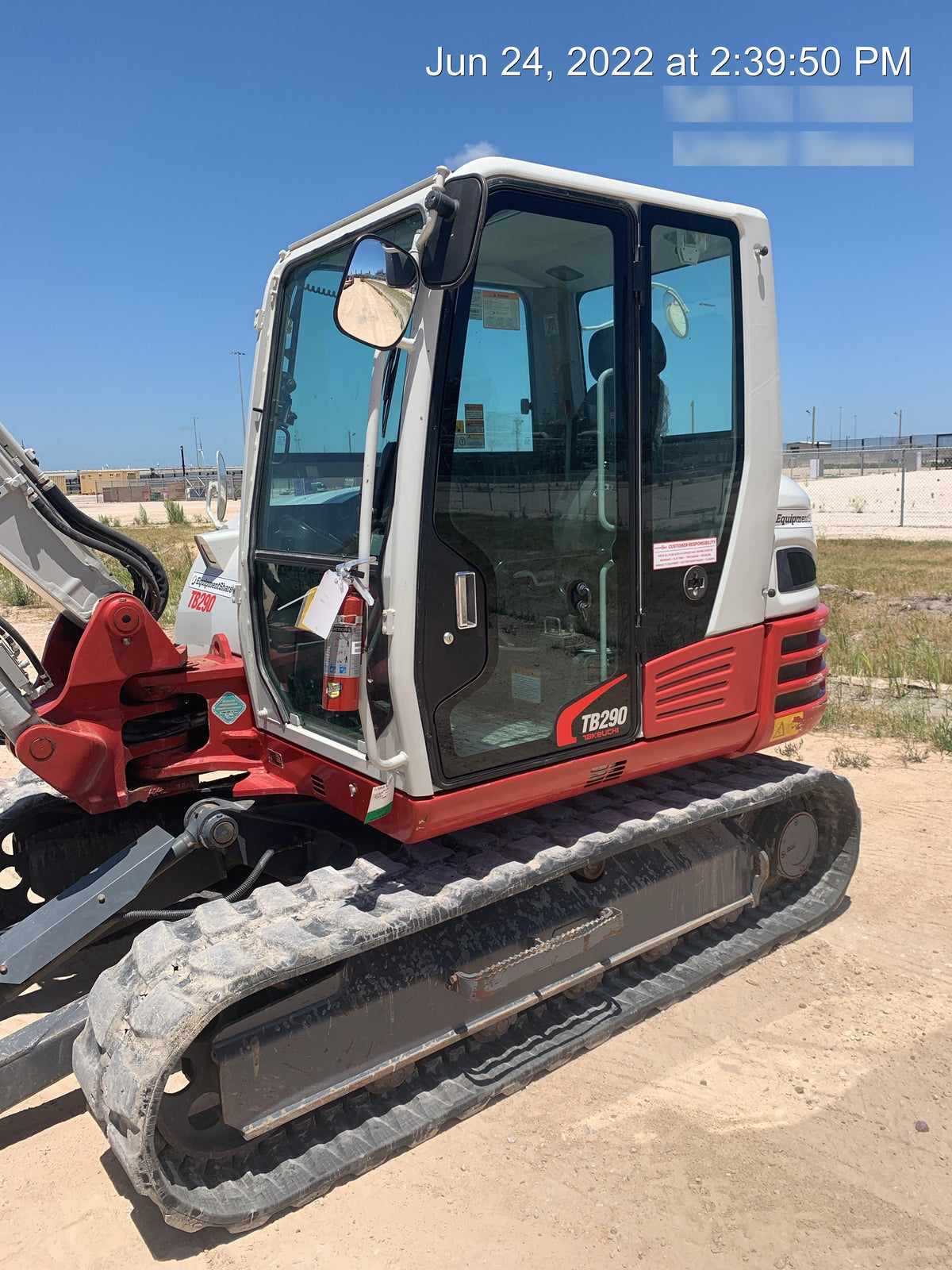 2019 TAKEUCHI TB290