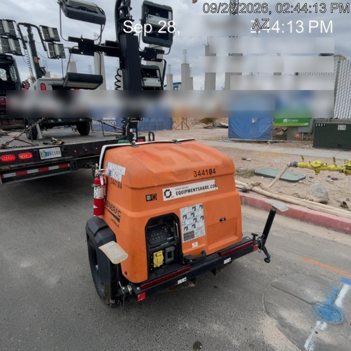 2023 Generac MLT2 Diesel, Flex Switch 120V Input, Powerzone Controller, (4) 320W LED Lights, 4kW Generator, 39.9 Gal Fuel Tank, 2" Ball, T3