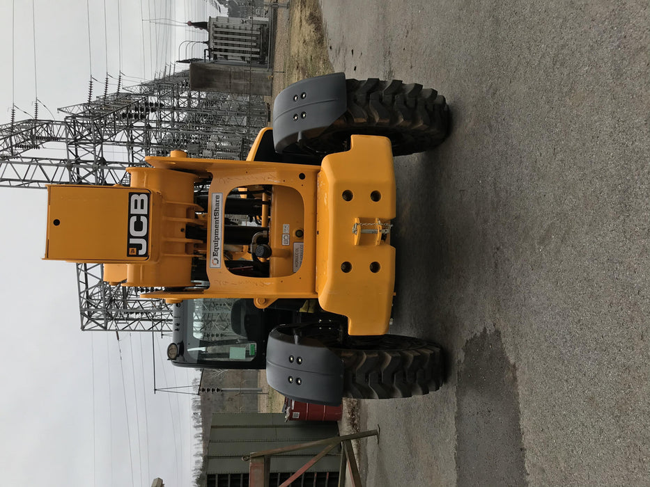 2019 JCB 510-56 Canopy, 74 HP, Solid Tires, STD Worklight, Beacon, Aux Hydraulics, Lifting Eye, Back up Alarm w/66" Carriage/60" Forks