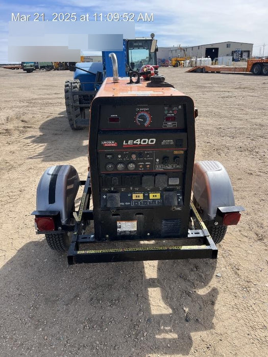 2022 Lincoln Electric LE400 Kubota V1505, Trlr, Cable Rack, Light Kit, ES Decals, T3