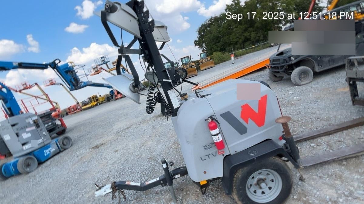 2019 Wacker Neuson LTV6L-MH Wacker Neuson LTV6L Mobile Light Tower w/Fuel Level Sensor Installed