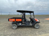 2020 Kubota RTV-X1140W-H 4WD utility cart -LED strobe -Windshield tempered glass -Plastic canopy -Wire harness kit -Backup alarm