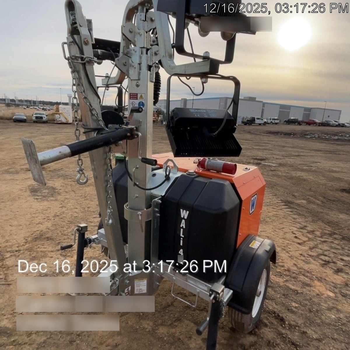 2025 Wanco WLTT-4MM4K Diesel, Mitsubishi L2E, 9.0HP @1800 rpm, Deep Sea Controller, Shore Power Plug, Auto Start, (4) 350W LED Floodlights, 4kW Generator, 60 Gal Fuel Tank, 2" Ball, T3