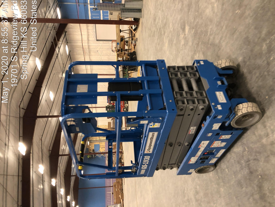 2020 Genie GS-1930 Solid Non Marking Tires, Beacon, Folding rails with half height swing gate