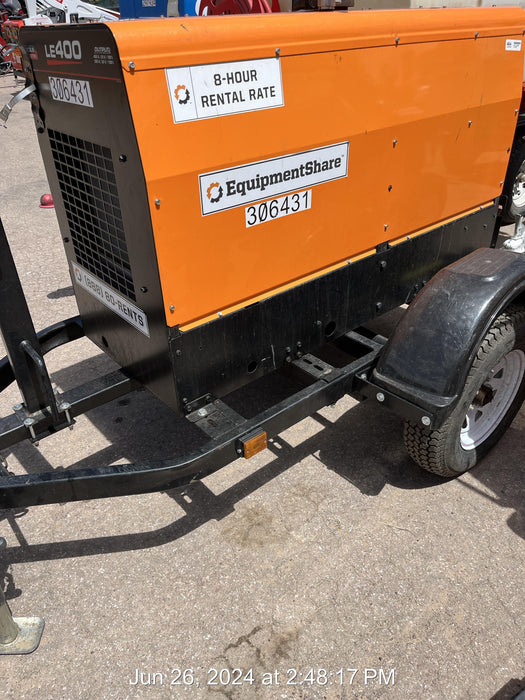 2023 Lincoln Electric LE400 Kubota V1505, Trlr, Cable Rack, Light Kit, ES Decals, T3