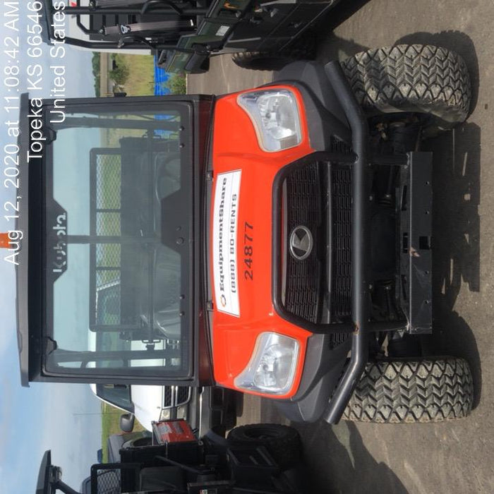 Kubota RTV-X1140W-H Kubota RTVX1140WH 4wd Utility Cart, LED Strobe, Windshield Tempered Glass, Pastic Canopy, Wire Harness Kit, Backup Alarm