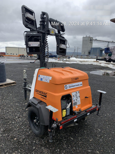 2023 Generac MLT2 Diesel, Flex Switch 120V Input, Powerzone Controller, (4) 320W LED Lights, 4kW Generator, 39.9 Gal Fuel Tank, 2" Ball, T3