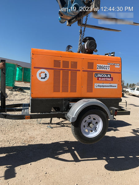 2022 Lincoln Electric Vantage 549X Crosslink Technology, Trailer Mounted, ES Decals, T3