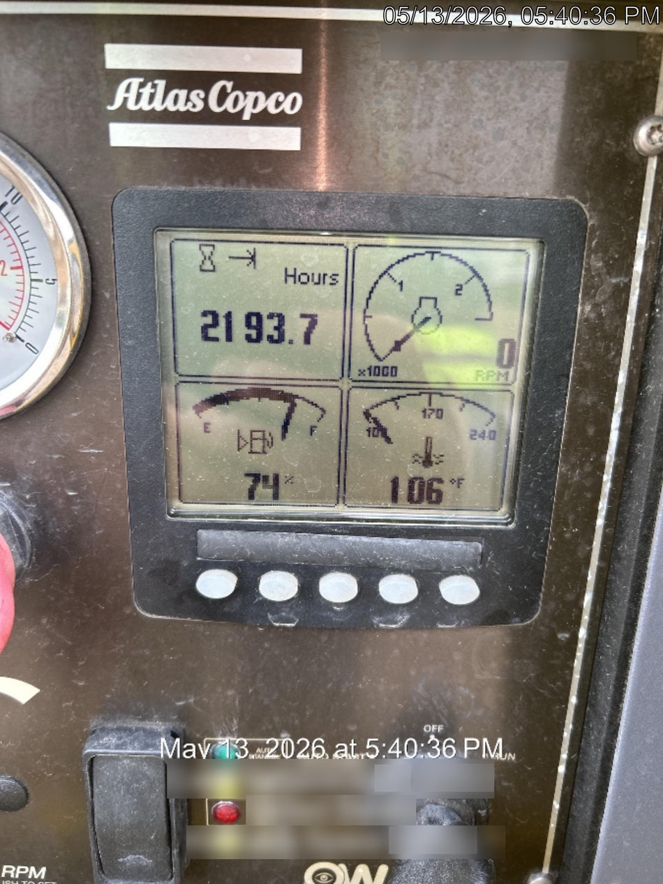 2020 ATLAS COPCO PAS 150 HF CS Enclosed
