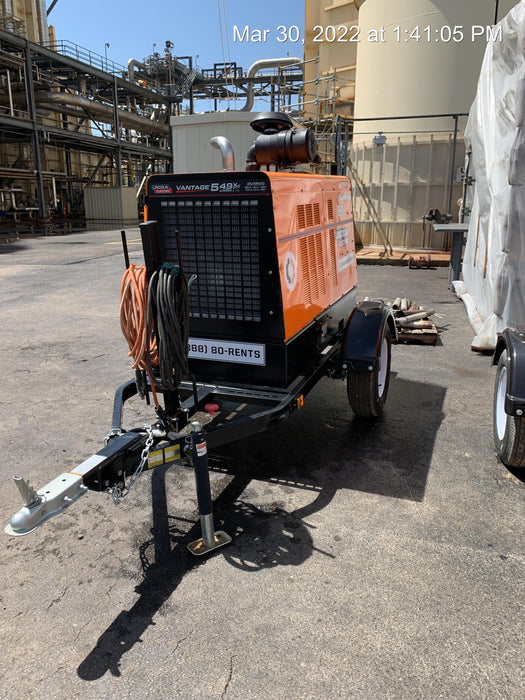 2021 Lincoln Electric Vantage 549X Ready Pak 3, ORANGE (includes trailer, cable rack, fender light kit)
