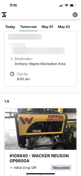 2020 WACKER NEUSON GP6600A