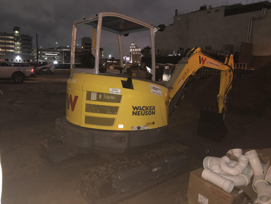 2020 Wacker Neuson EZ36 MX,TRK,LONG,CANOPY w/QC Coupler, 12"/18"/24" HD Buckets