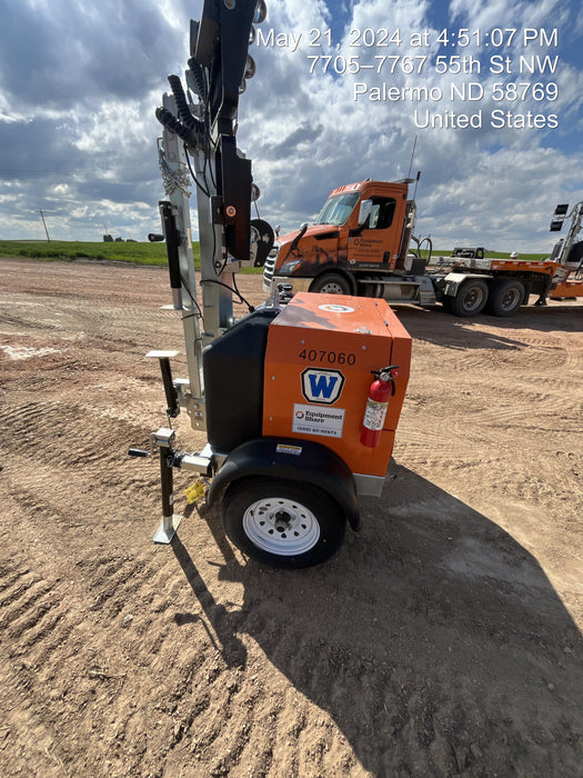 2024 Wanco WLTT-4MM4K Diesel, Deep Sea Controller, Shore Power Plug, Auto Start, (4) 350W LED Floodlights, 4kW Generator, 60 Gal Fuel Tank, 2" Ball, T3