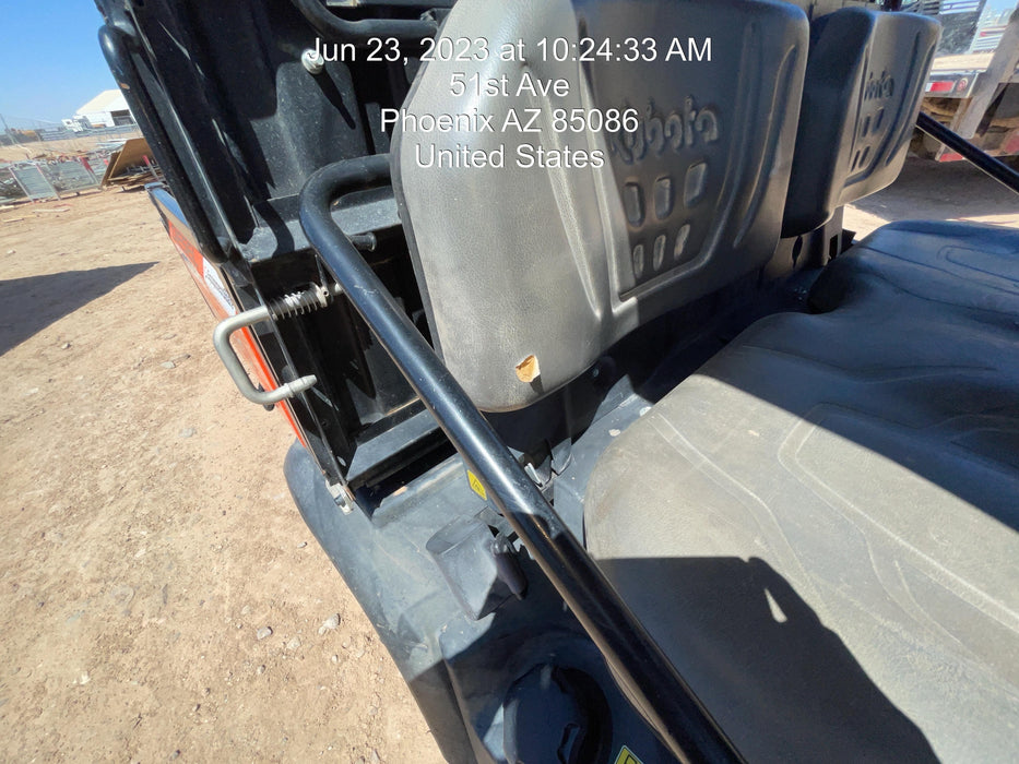 2022 Kubota RTV-X1140W-H Plastic Canopy, Windshield Acrylic Clear, LED Strobe Light, Wire Harness Kit, Back up Alarm