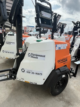 2024 Generac MLT2 Diesel, Flex Switch 120V Input, Powerzone Controller, 
(4) 320W LED Lights, 4kW Generator, 39.9 Gal Fuel Tank, 2" Ball, T3