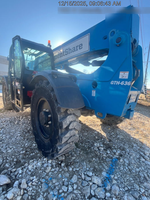 2019 Genie GTH-636 Genie GTH-636 w/Enclosed Cab w/HVAC, Work Lights, Solid Tires, Beacon, 48" Carriage and Forks