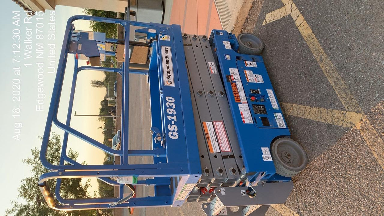 2020 Genie GS-1930 Fixed rails with chain entry gate - Pre A92.20