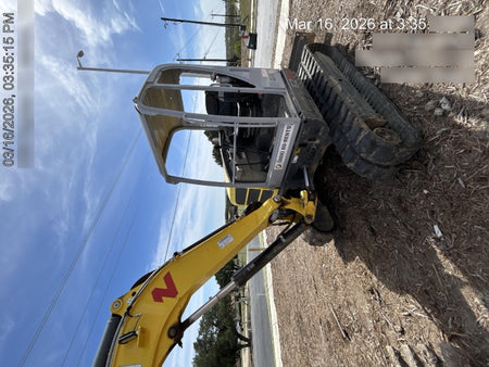 2020 Wacker Neuson EZ53 MX,TRK,LGD,CNPY,PC w/QC Coupler, 12"/18"/24" HD Buckets