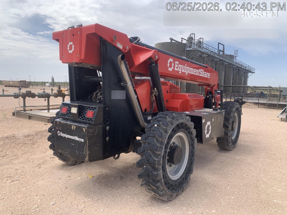 2019 Manitou MTA10055 Canopy, 120 HP, Solid Tires, Work Lights, Lift Hook, Auxiliary Hydraulics 66" Carriage and 60" Forks