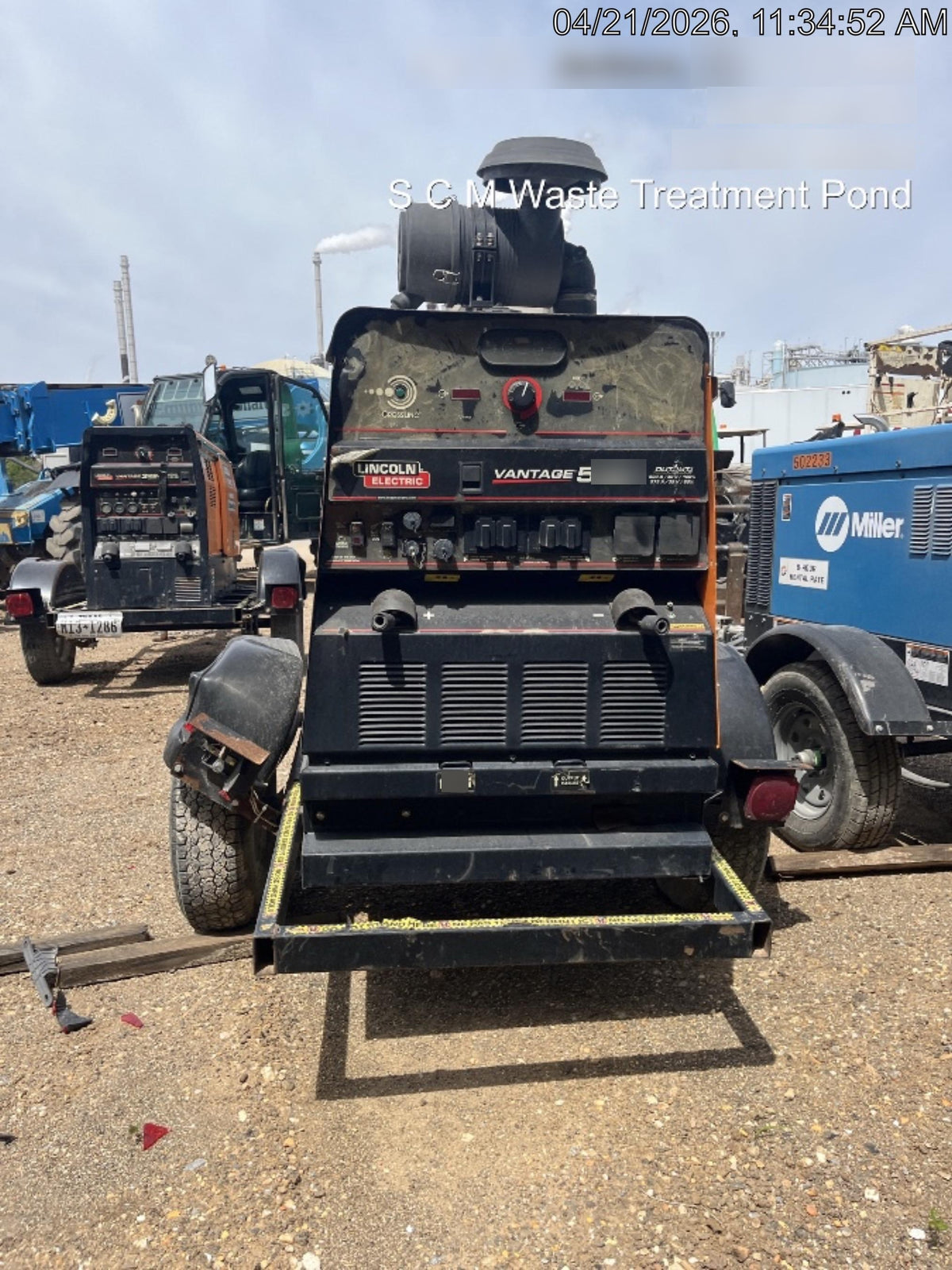 2022 Lincoln Electric Vantage 549X Crosslink Technology, Trailer Mounted, ES Decals, T3