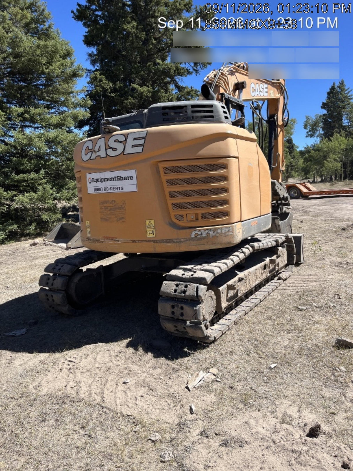 2022 CASE CX145D SR