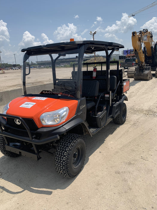 2021 Kubota RTV-X1140W-H Plastic Canopy, Windshield Acrylic Clear, LED Strobe Light, Wire Harness Kit, Back up Alarm