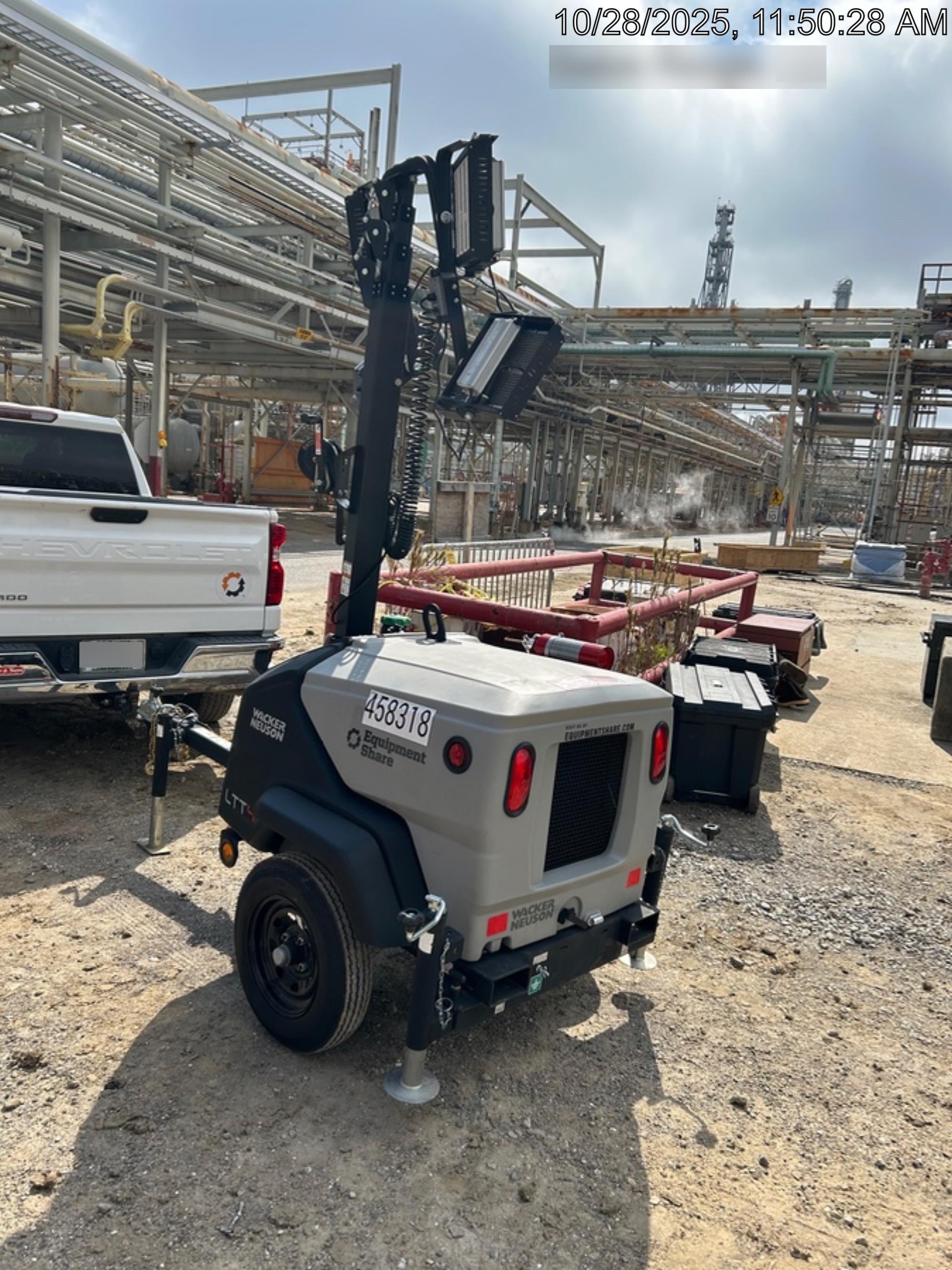 2024 Wacker Neuson LTT4 Diesel, Kohler KDW702, Deep Sea Controller, Auto Start, LED 320W, Bypass Outlet, T3