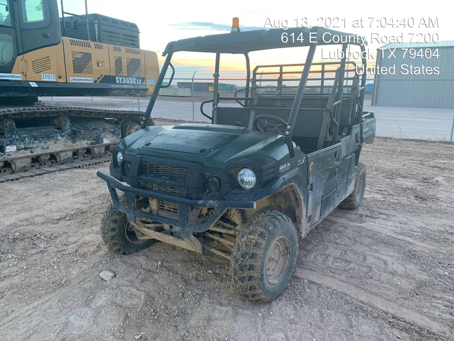 2019 Kawasaki Mule PRO-DXT Standard Options, Backup Alarm, Beacon, Plastic Hard Top, Poly Windshield, Horn Kit