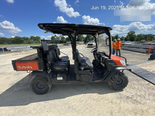 2022 Kubota RTV-X1140W-H Plastic Canopy, Windshield Acrylic Clear, LED Strobe Light, Wire Harness Kit, Back up Alarm