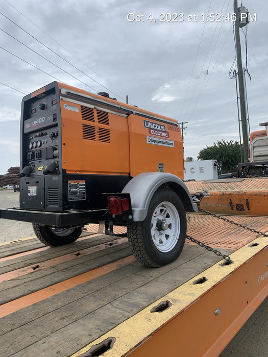 2022 Lincoln Electric LE400 Kubota V1505, Trlr, Cable Rack, Light Kit, ES Decals, T3