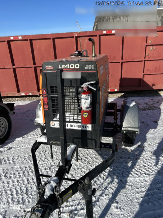 2023 Lincoln Electric LE400 Kubota V1505, Trlr, Cable Rack, Light Kit, ES Decals, T3