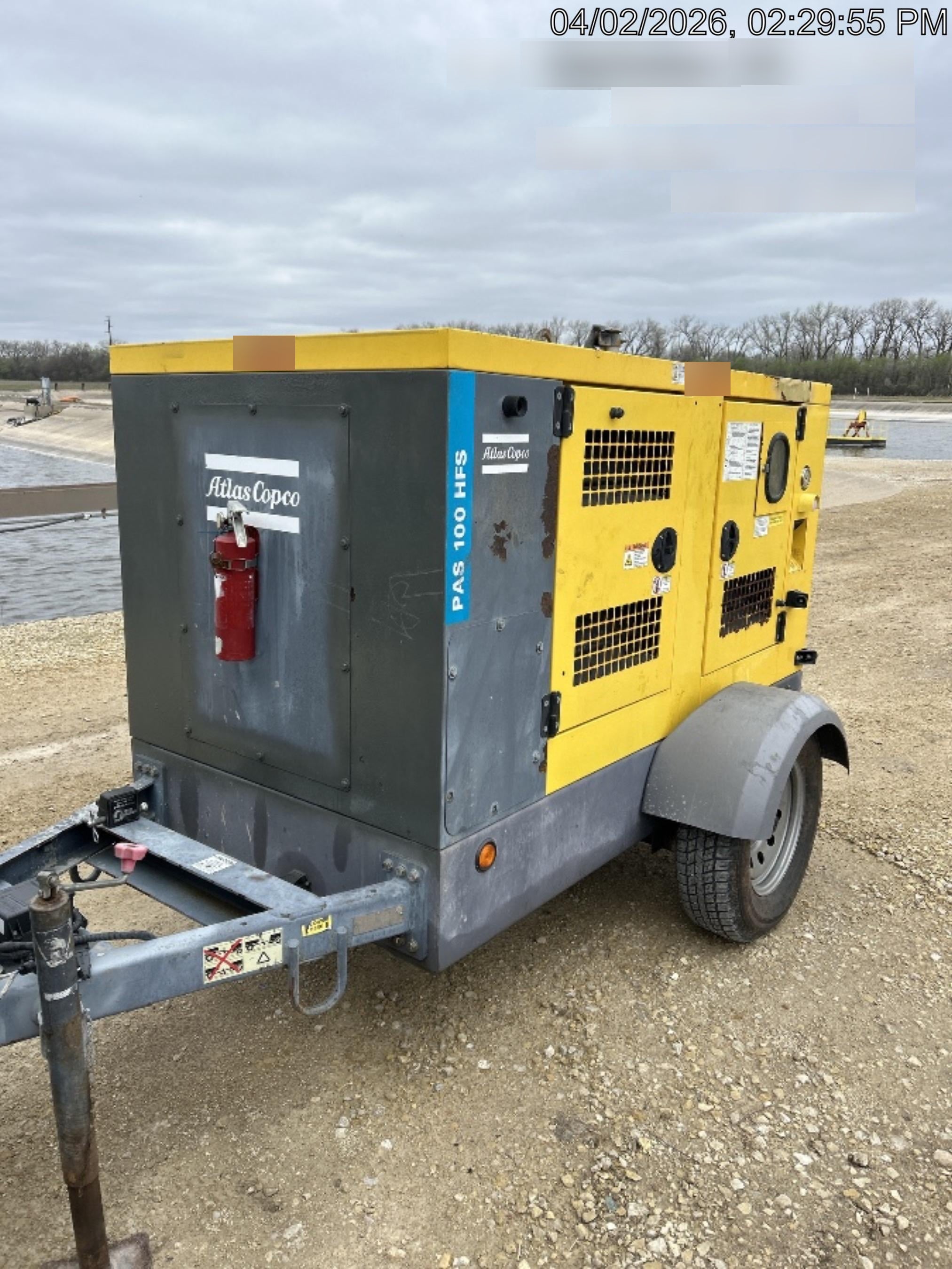 2020 ATLAS COPCO PAS 100 HF CS Enclosed
