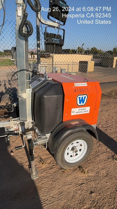 2024 Wanco WLTT-4MM4K Diesel, Deep Sea Controller, Shore Power Plug, Auto Start, (4) 350W LED Floodlights, 4kW Generator, 60 Gal Fuel Tank, 2" Ball, T3