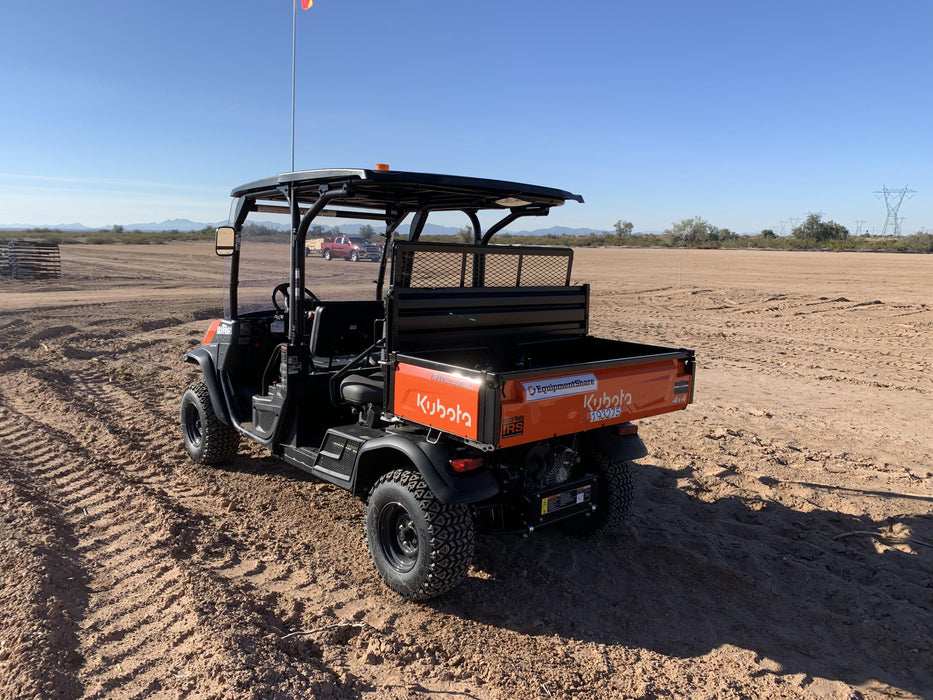 2022 Kubota RTV-X1140W-H Plastic Canopy, Windshield Acrylic Clear, LED Strobe Light, Wire Harness Kit, Back up Alarm