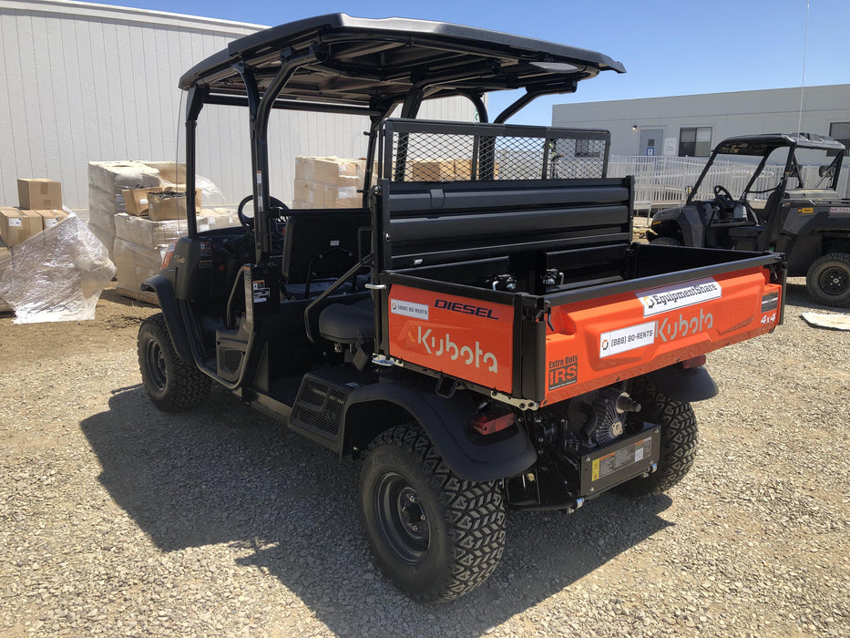 2022 Kubota RTV-X1140W-H Plastic Canopy, Windshield Acrylic Clear, LED Strobe Light, Wire Harness Kit, Back up Alarm