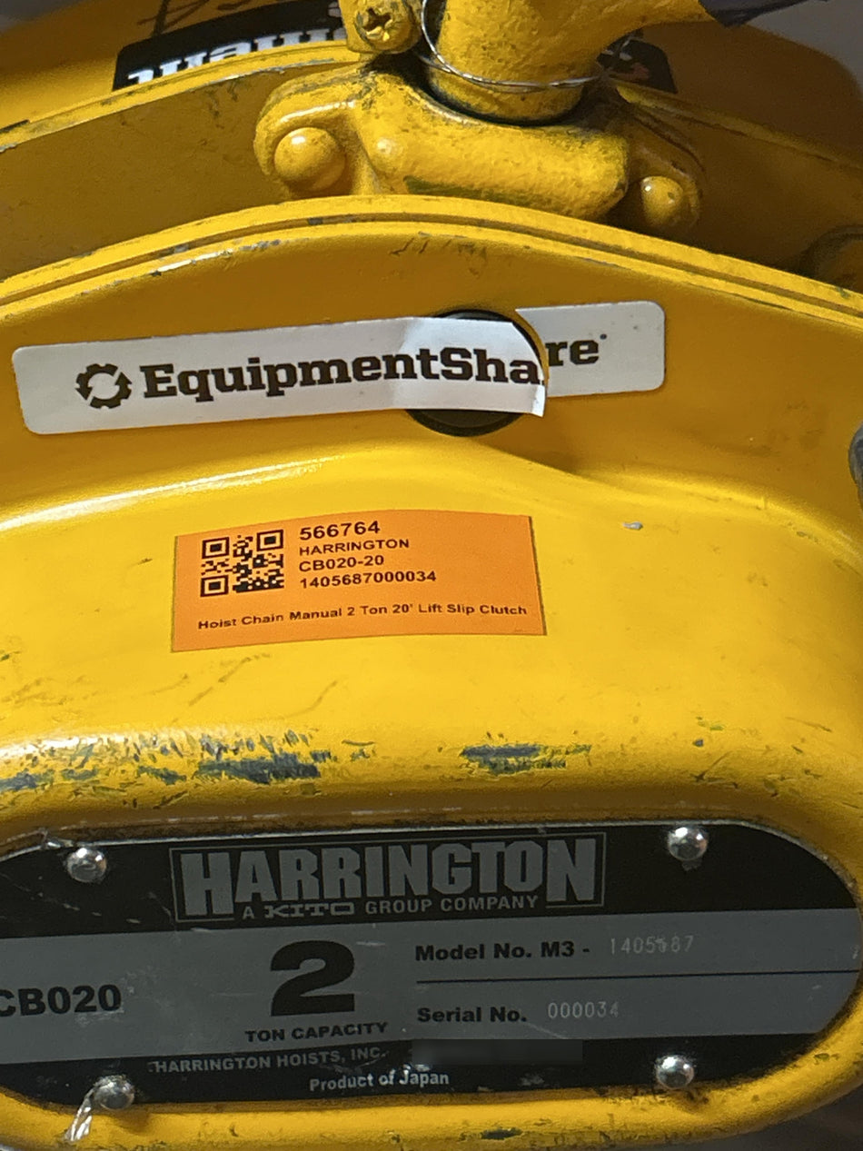 2025 HARRINGTON CB020-20