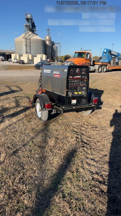 2024 Lincoln Electric LE400 Kubota V1505, Trlr, Cable Rack, Light Kit, ES Decals, T3