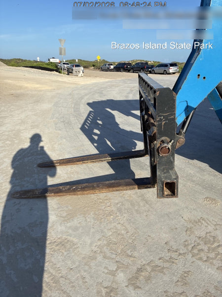 2018 Genie GTH-1056 Genie GTH-1056 w/CAB, Solid Tires, Work Lights, 60" carriage/forks, cab mesh, beacon