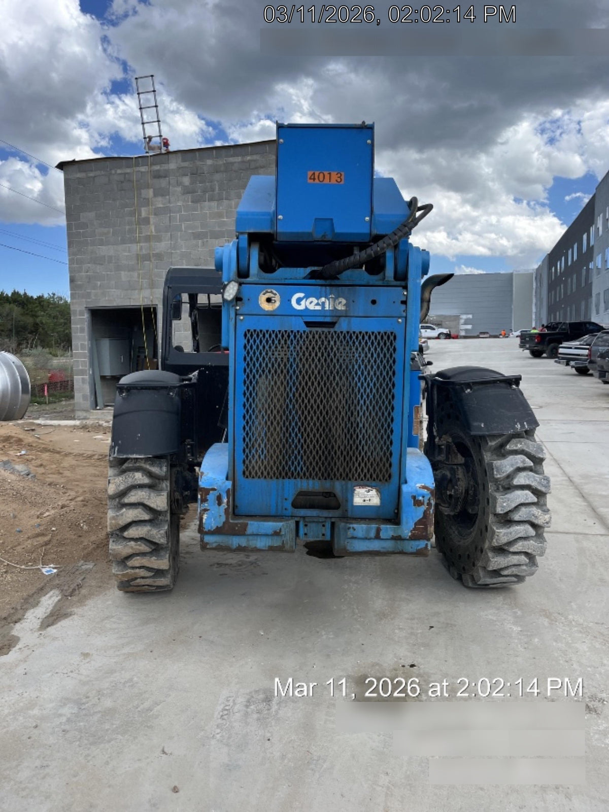 2017 Genie GTH-1056 Genie GTH1056, Solid Tires, 60" carriage, Light Kit, Open ROPS