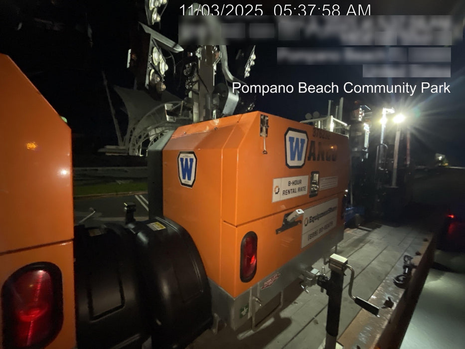 2023 Wanco WLTT-4MM4K Diesel, Deep Sea Controller, Shore Power Plug, Auto Start, (4) 350W LED Floodlights, 4kW Generator, 60 Gal Fuel Tank, 2" Ball, T3